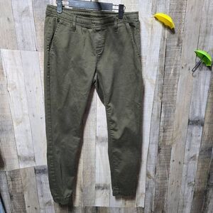 Caliville Military Green Mens L Jogger Pants